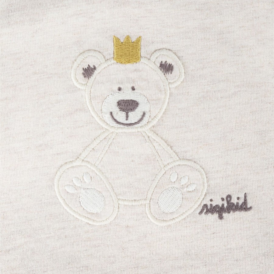 Sigikid Baby Langarmshirt Kronchen Bar, Beige
