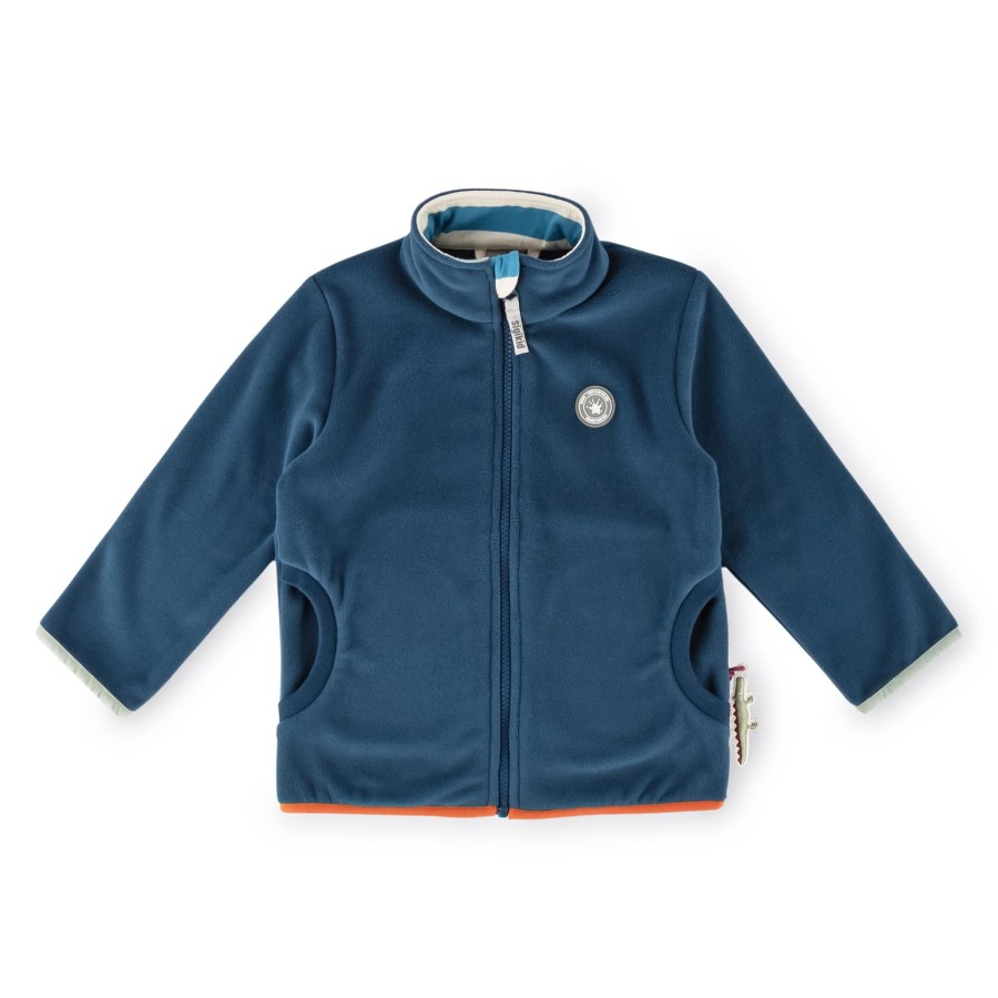 Sigikid Blaue Fleecejacke Happy Crocodile