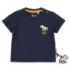 Sigikid Dunkelblaues Baby T-Shirt Mit Pony Motiv