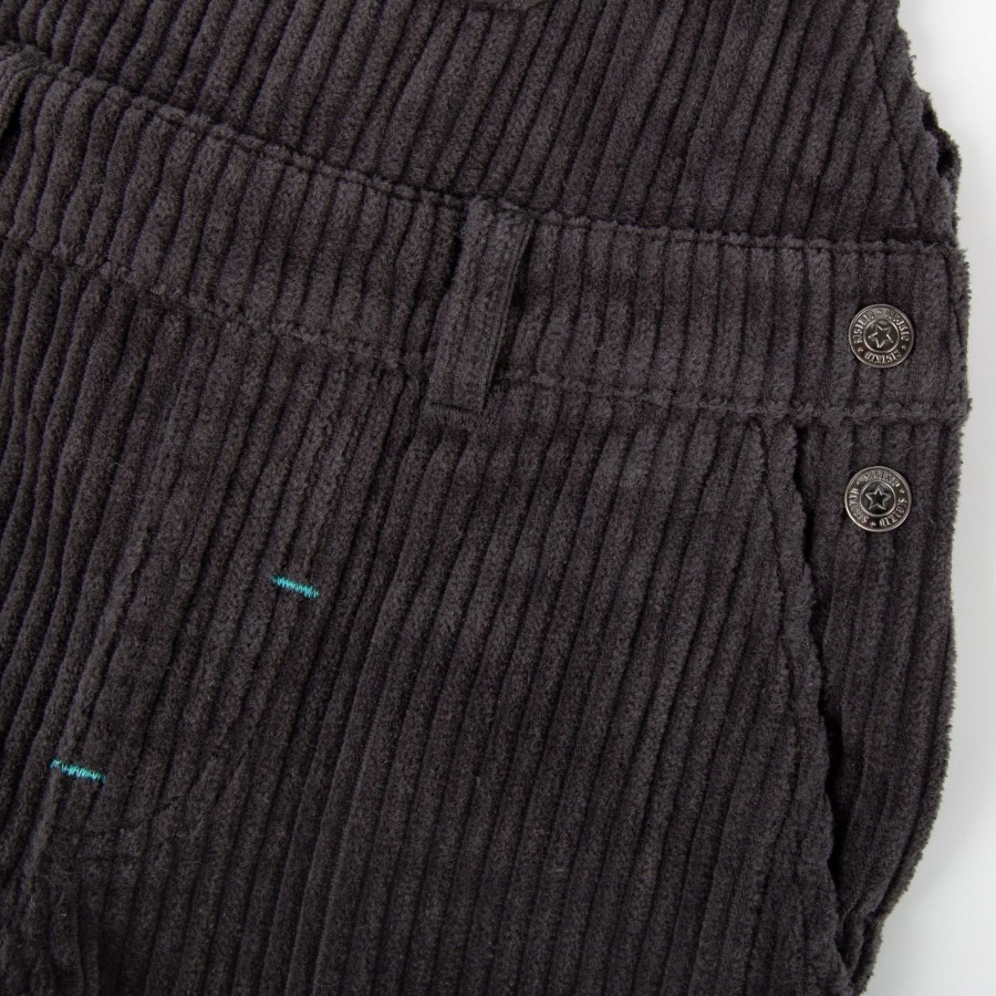 Sigikid Dunkelgraue Kinder Latz-Cordhose