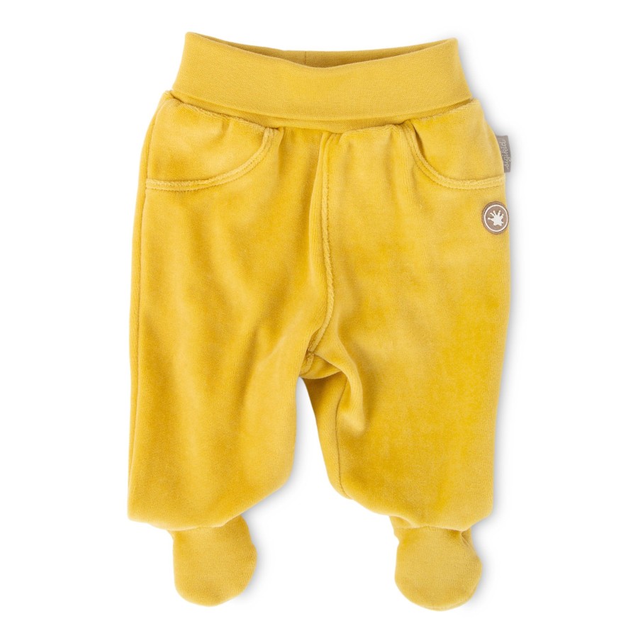 Sigikid Baby Nickihose Mit Fuschen, Dunkelgelb