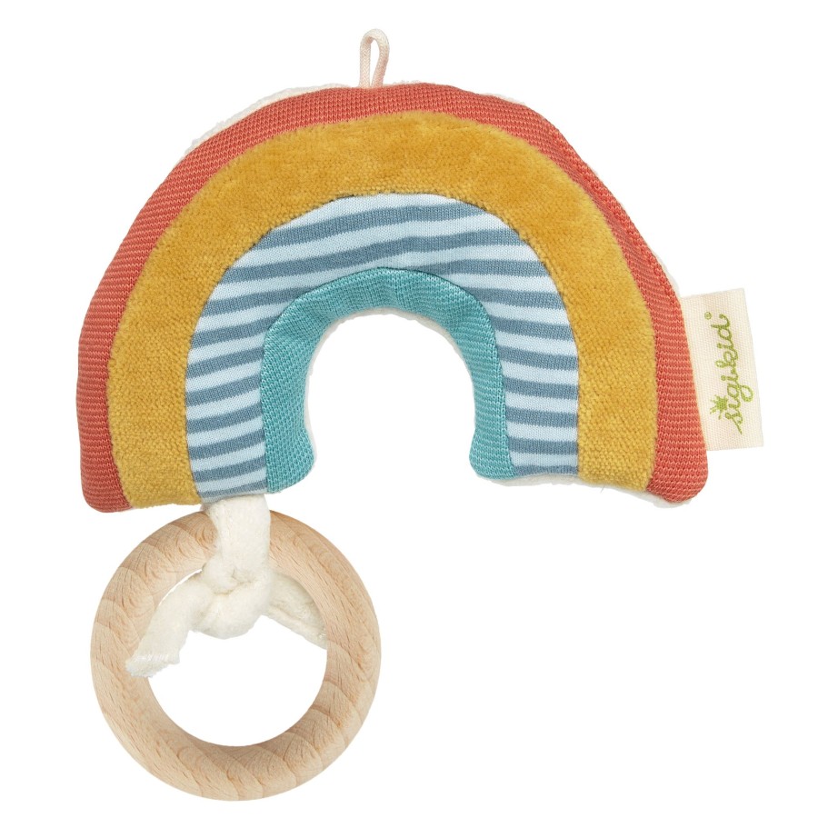 Sigikid Baby Aktiv-Greifling Regenbogen, Green Collection