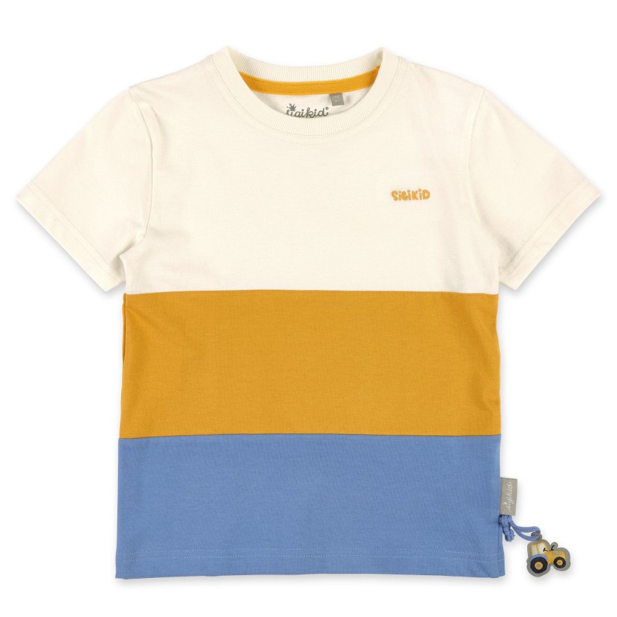 Sigikid Kinder T-Shirt Weis-Gelb-Blau