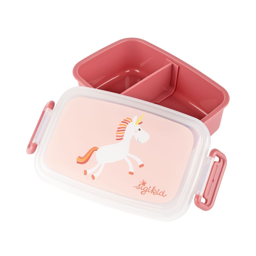 Sigikid Kinder Brotdose Einhorn, Violett
