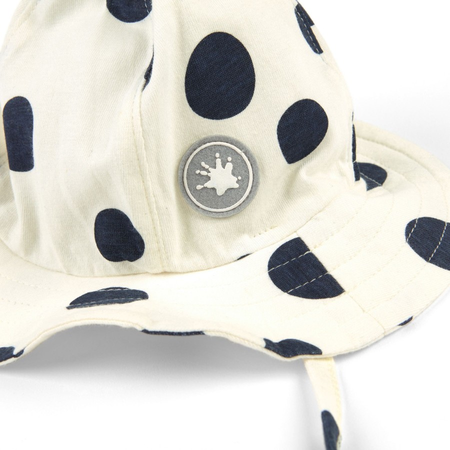 Sigikid Weiser Baby Sommerhut Mit Krempe Und Bindebandchen