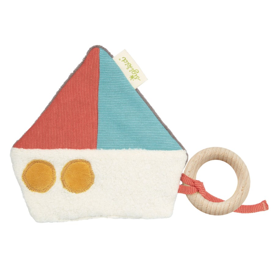 Sigikid Baby Knistergreifling Schiff, Green Collection