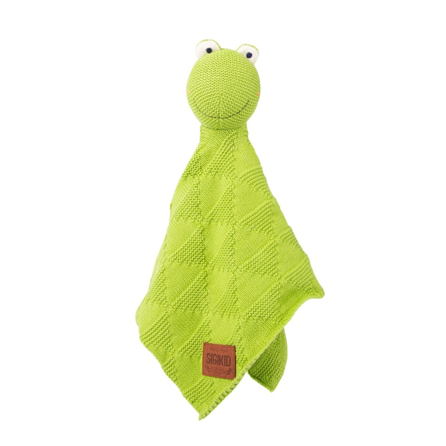Sigikid Baby Strick-Schnuffeltuch Frosch