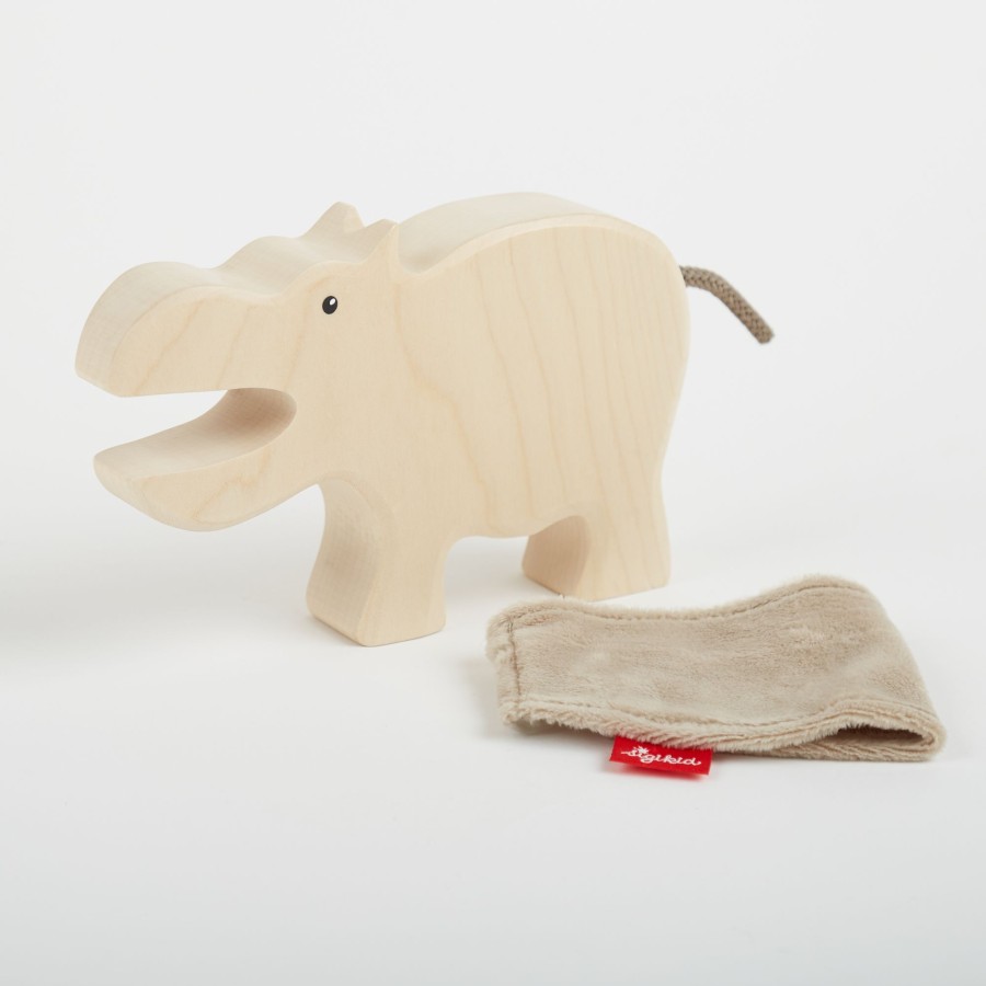 Sigikid Holztier Nilpferd, Cudly Wudly