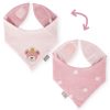 Sigikid Baby Wendehalstuch Kronchen Bar, Rosa