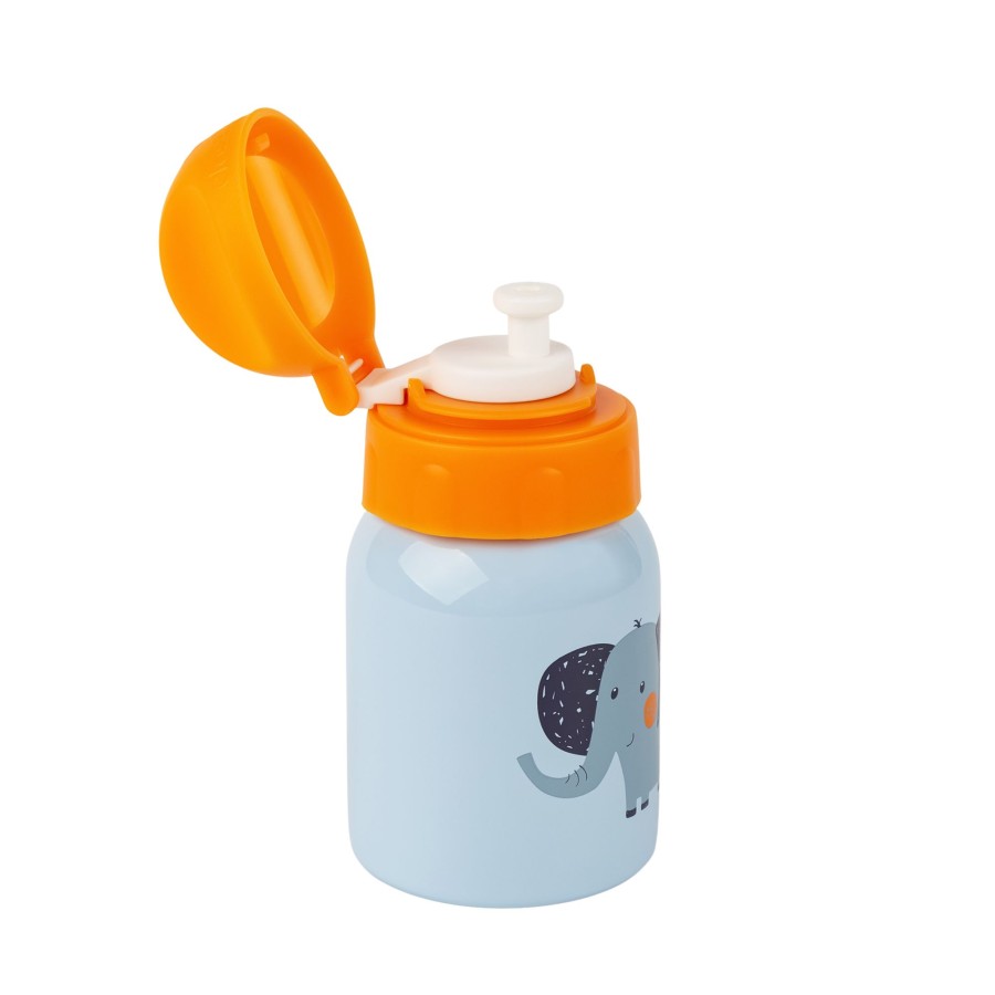 Sigikid Edelstahl Kinder Trinkflasche Elefant, 250Ml