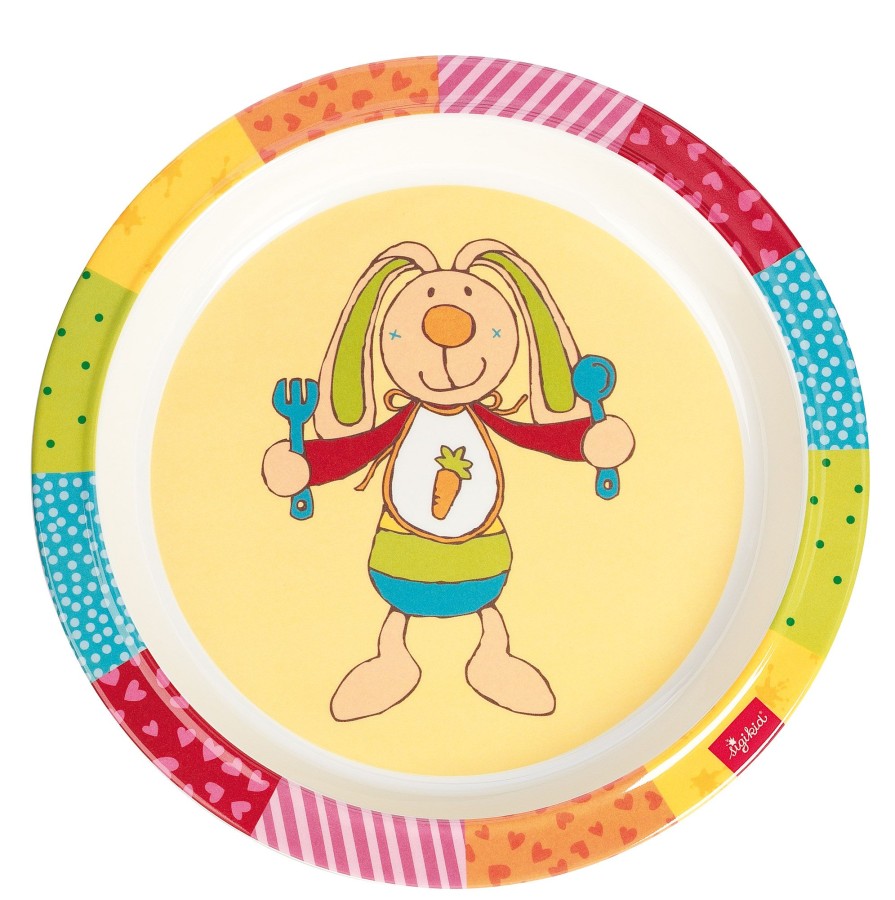 Sigikid Kinder Teller Hase Rainbowrabbit, Rpet