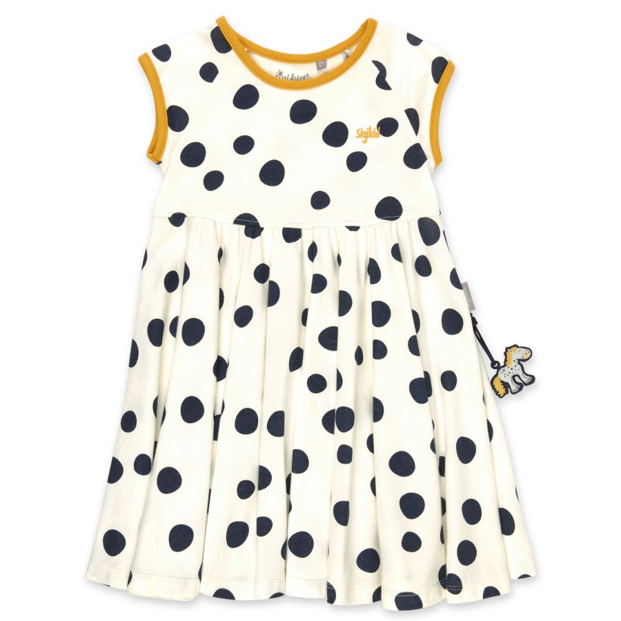 Sigikid Sommer Kinderkleid Mit Dunkelblauen Punkten