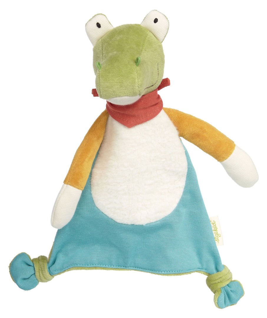 Sigikid Baby Schnuffeltuch Krokodil, Green Collection