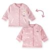 Sigikid Baby Wendejacke Kronchen Bar, Rosa