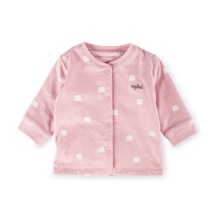 Sigikid Baby Wendejacke Kronchen Bar, Rosa