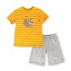 Sigikid Kinder Shorty Pyjama Faultier, Gelb