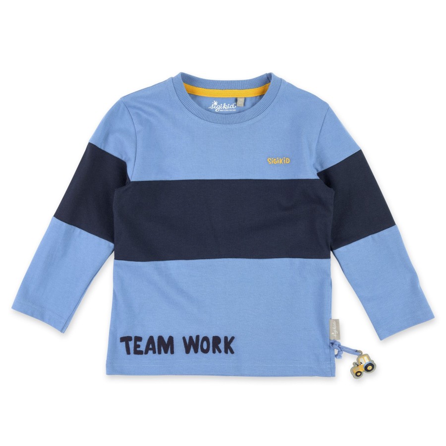 Sigikid Kinder Langarmshirt Colour Blocking In Blau