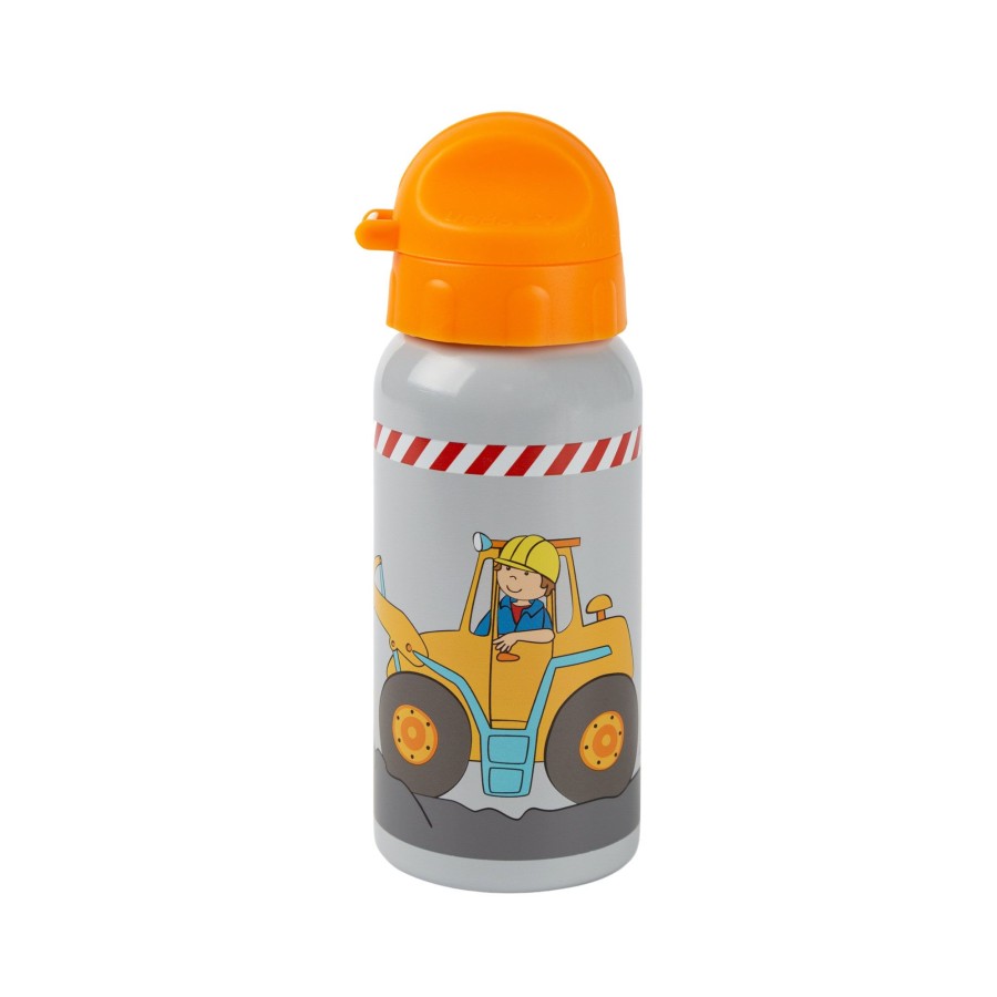 Sigikid Kinder Edelstahl-Trinkflasche Bodo Bagger