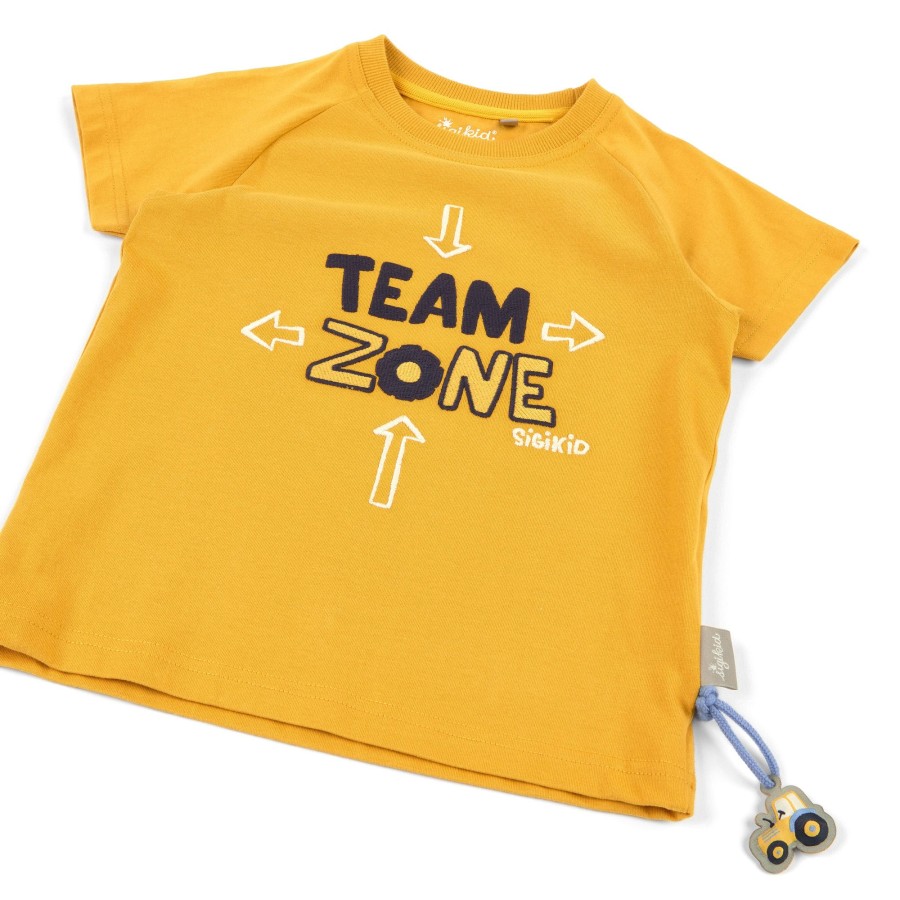 Sigikid Gelbes Kinder T-Shirt Team Zone