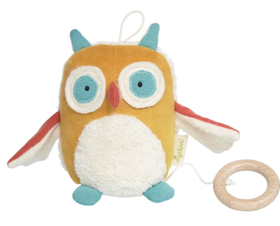 Sigikid Baby Spieluhr Eule, Green Collection