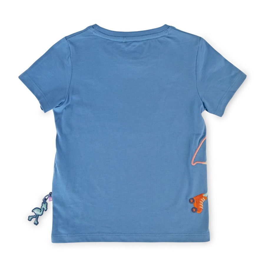 Sigikid Blaues Kinder T-Shirt Mit Flamingo Motiv