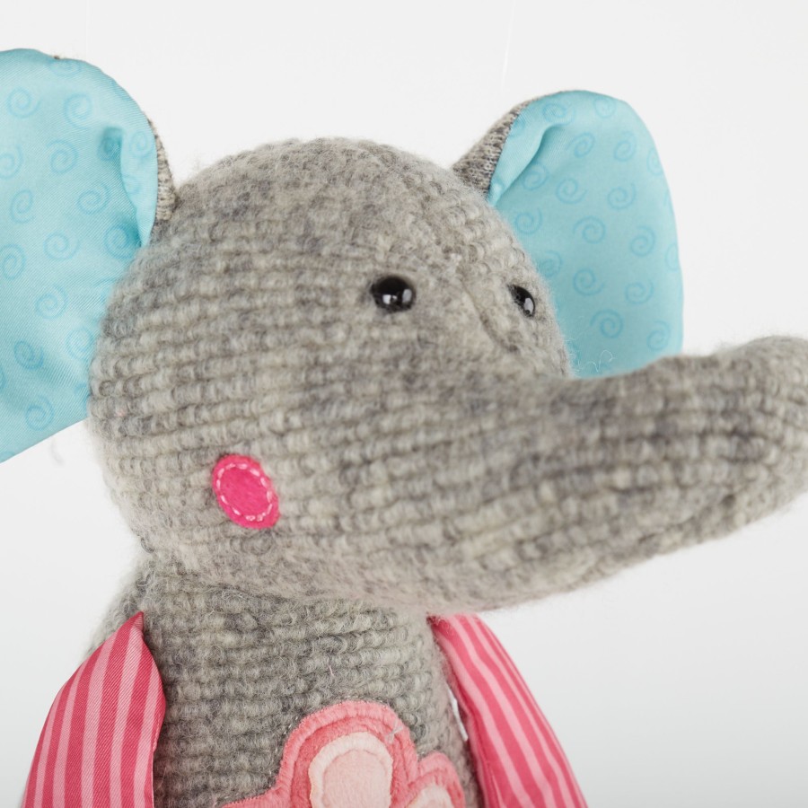 Sigikid Kuscheltier Elefant Rosa, Patchwork Sweety