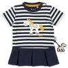 Sigikid Baby Kleid Pony, Blau-Weis Geringelt
