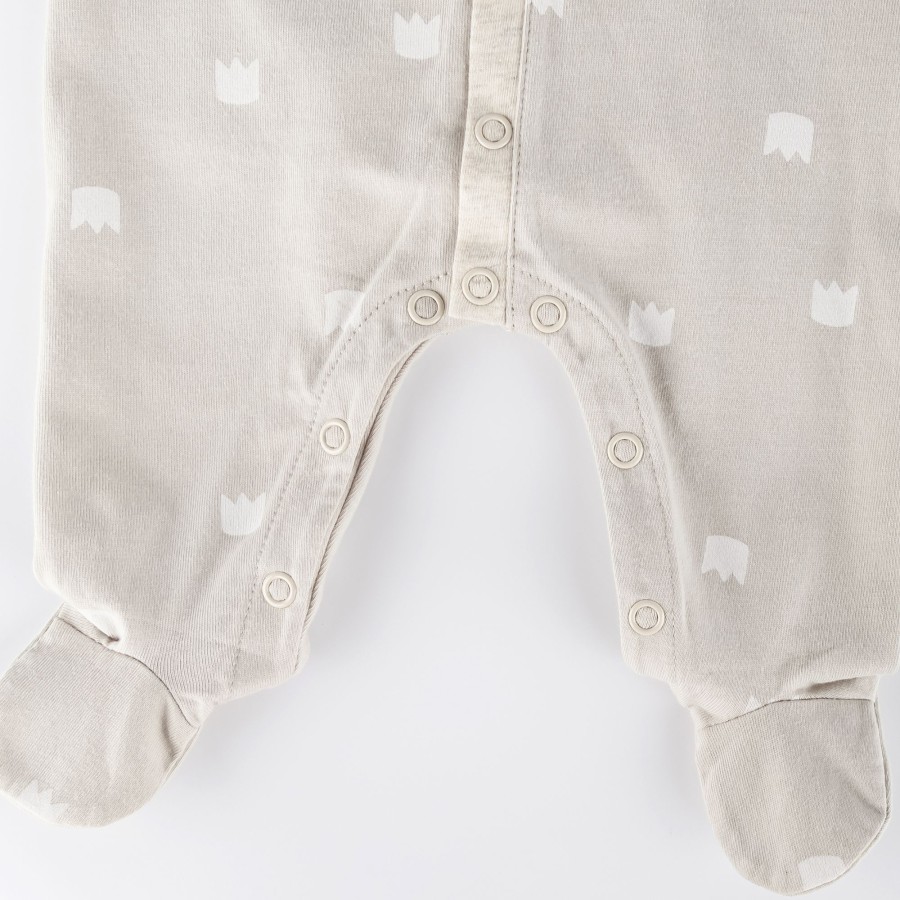 Sigikid Baby Overall Kronchen Bar, Beige