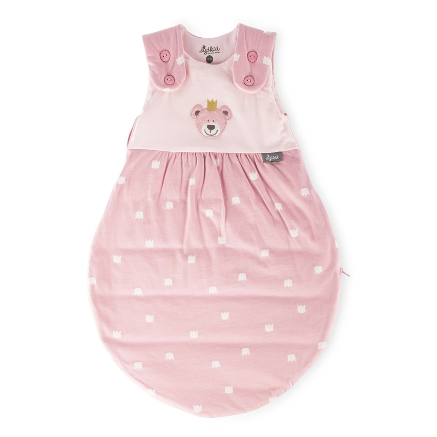Sigikid Baby Schlafsack Kronchen Bar, Rosa