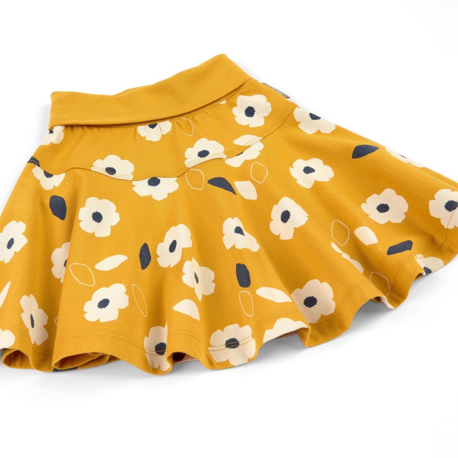 Sigikid Sommer Kinderrock In Gelb Mit Blumchen Print
